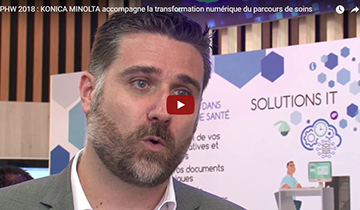PHW 2018 : KONICA MINOLTA accompagne la transformation numérique du parcours de soins