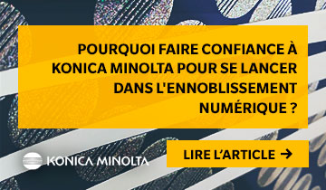 ennoblissement numérique Konica Minolta
