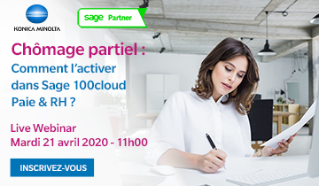 Chômage partiel, comment l'activer dans Sage 100cloud Paie ?