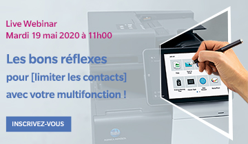 Les bons réflexes pour limiter les contacts avec votre multifonction