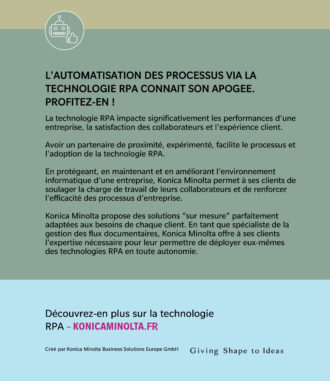 Robotic Process Automation RPA Infographie